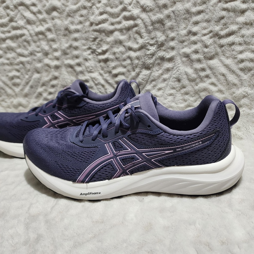 asics Women's Gel-Contend 9 Running Shoes  sz 11 Indigo Fog/Light Ube workout
